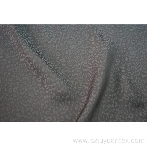 Polyester Sea Island Leopard Pattern Weaved Jacquard Fabric